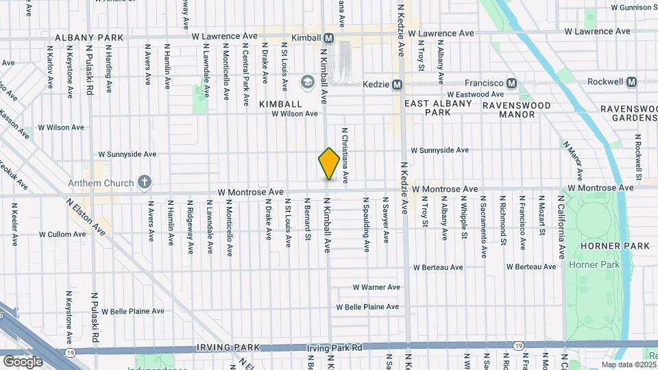 4411 N Kimball Ave Map and Location Details