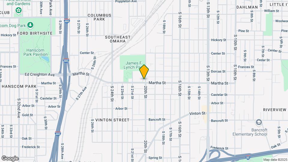 2236 S 20th St, Unit A Map and Location Details