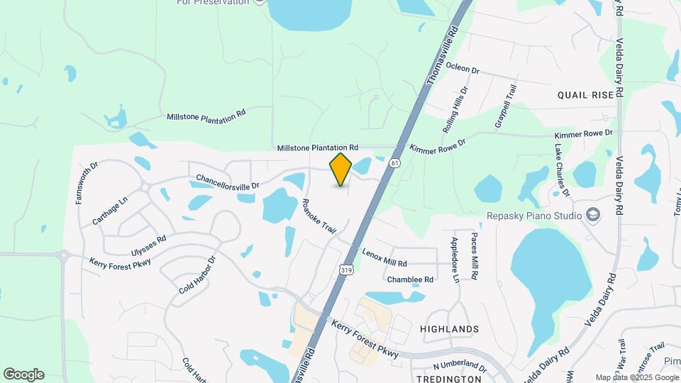 2801 Chancellorsville Dr Map and Location Details