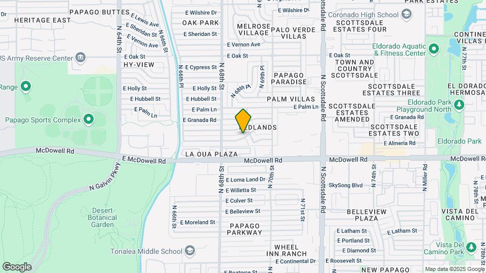 6838 E Almeria Rd Map and Location Details