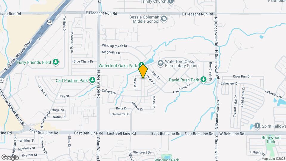 231 N Waterford Oaks Dr Map and Location Details