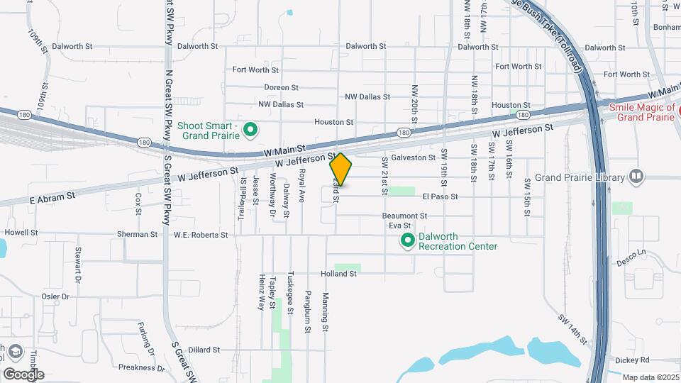 2222 El Paso St Map and Location Details