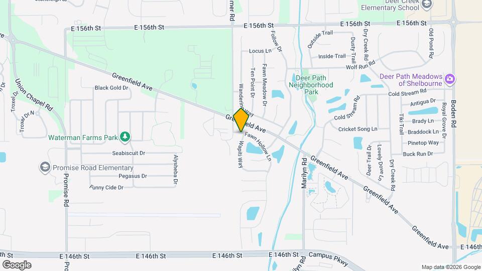 15135 Fawn Hollow Ln Map and Location Details