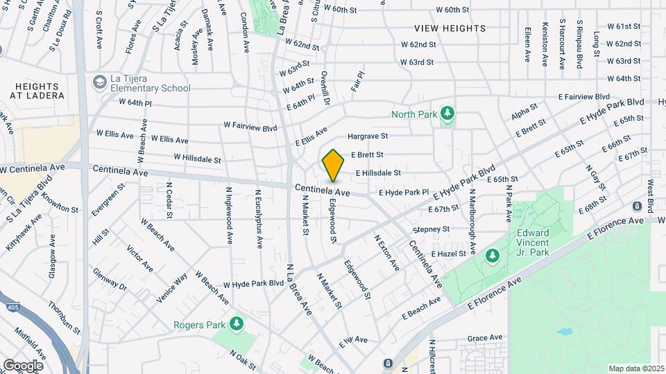 846-848 Centinela Ave Map and Location Details