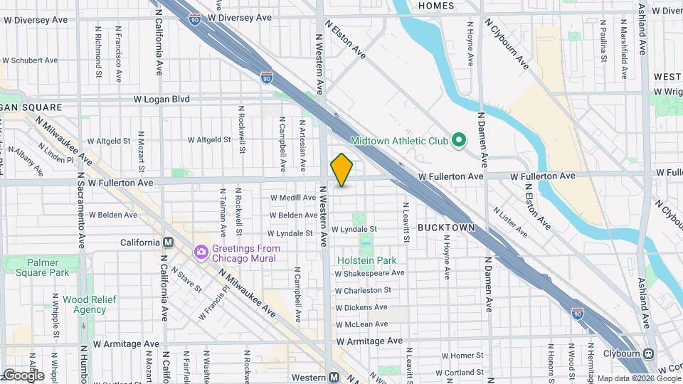 2334 W Medill Ave Map and Location Details