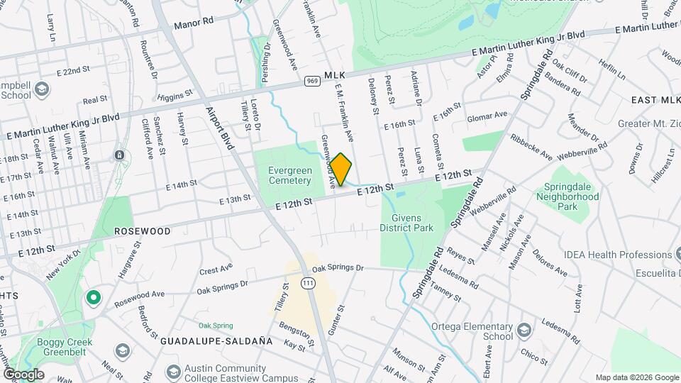 3502 E 12th St Map and Location Details