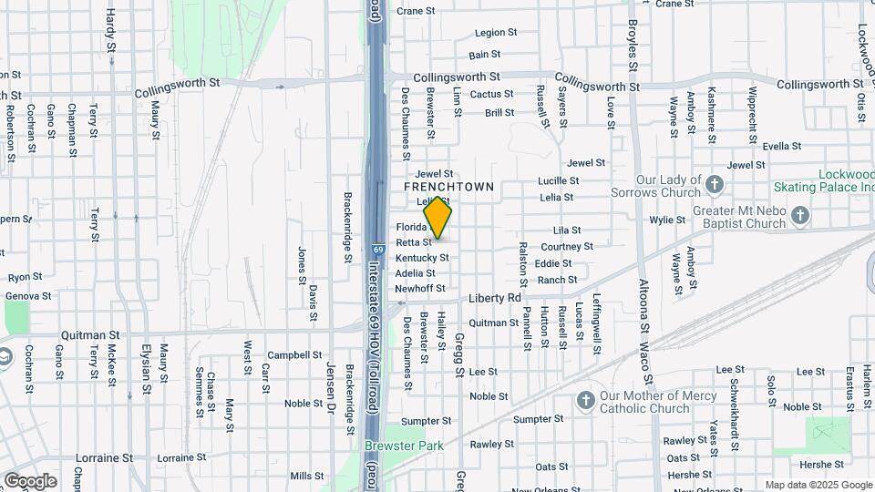 3210 Retta St Map and Location Details