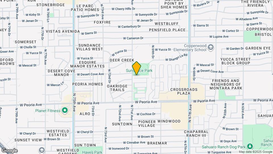 7048 W Lincoln St Map and Location Details