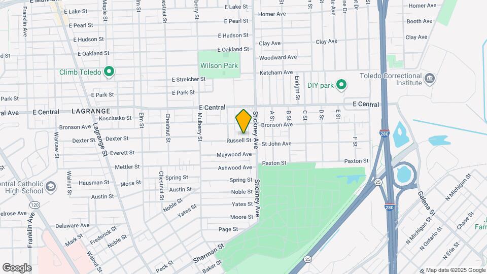 735 Russell St Map and Location Details