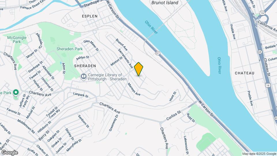 2719 Sacramento Ave Map and Location Details