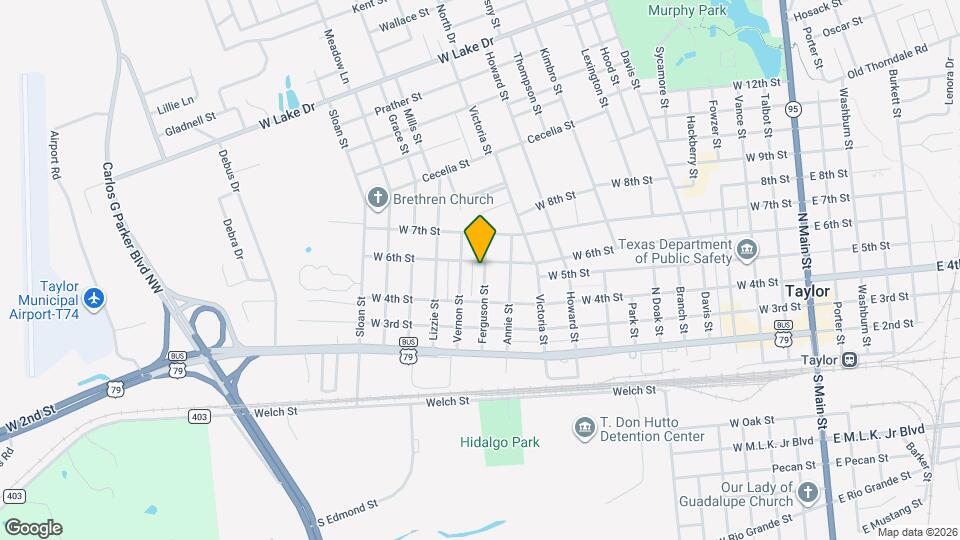 505 Ferguson St Mapa y Detalles de la Ubicación