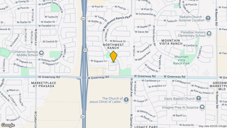 16528 W Carmen Dr Map and Location Details