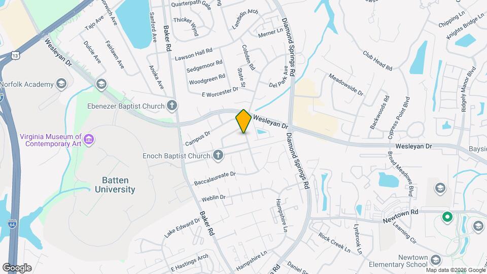 5525 Campus Dr Map and Location Details