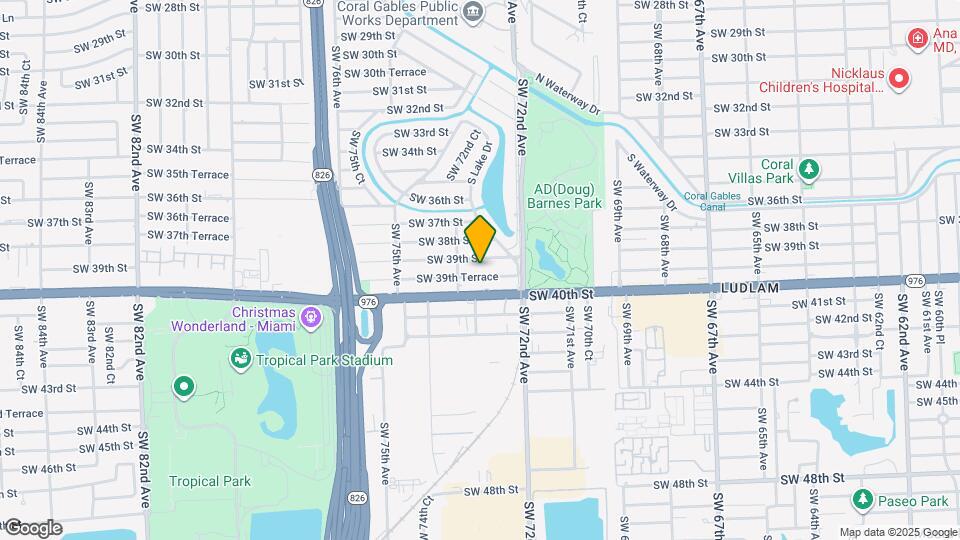 7255 SW 39th Ter Miami FL Rentals - Map 