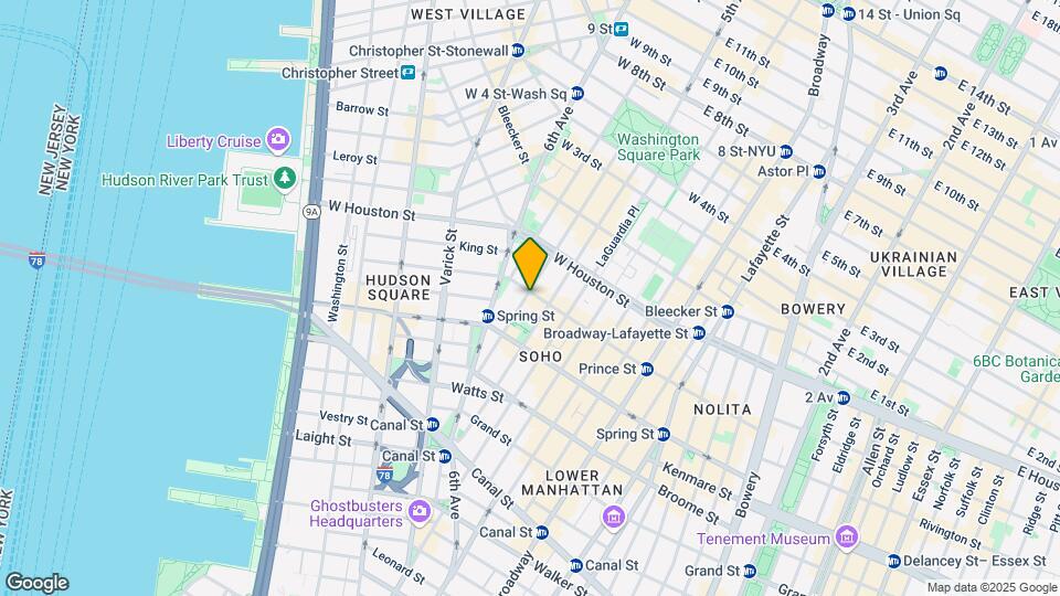 129 Sullivan St Mapa y Detalles de la Ubicación