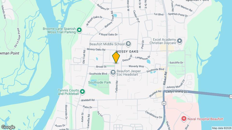 1309 Broad St Map and Location Details