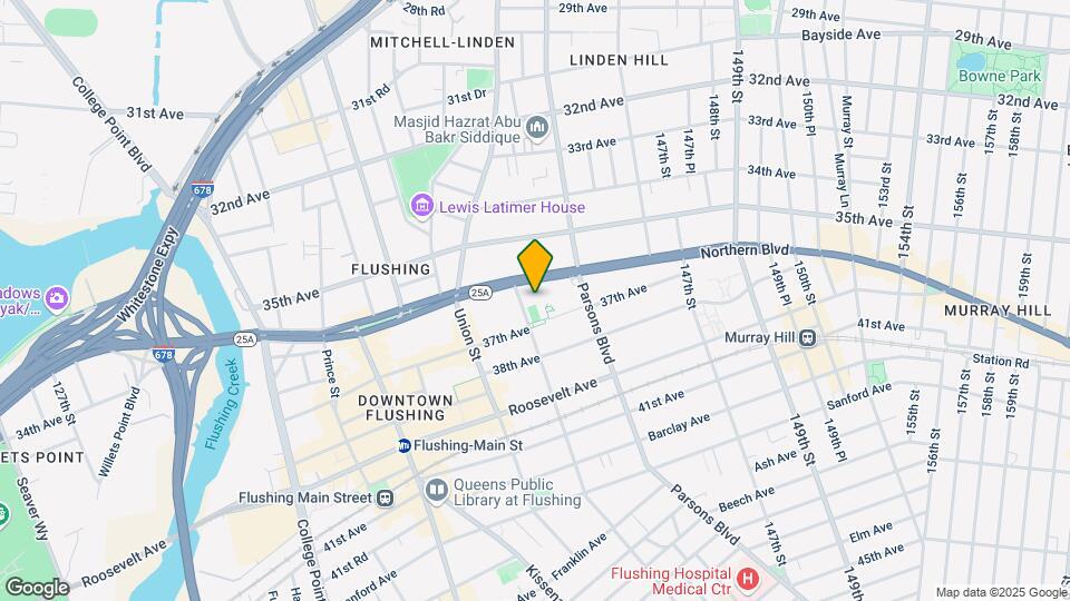 3619 Bowne St Map and Location Details