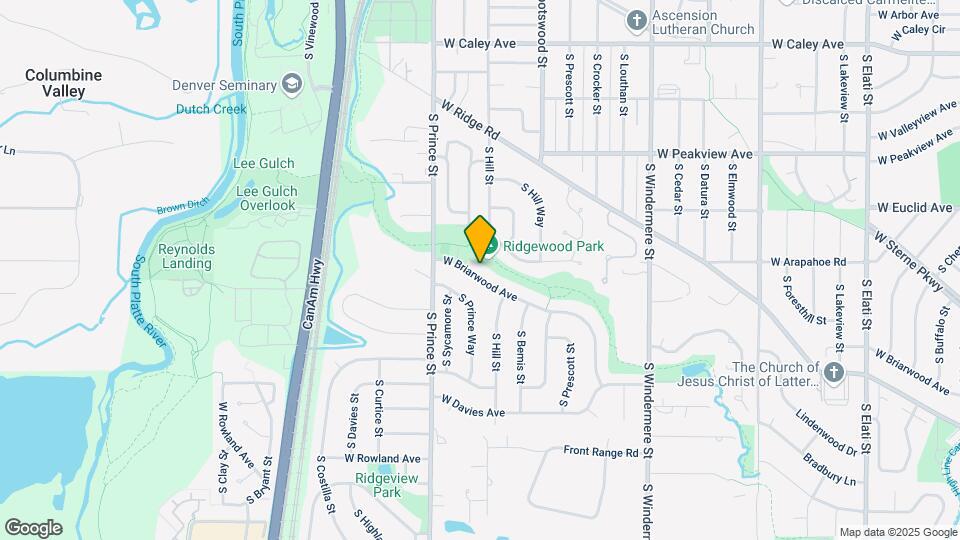 2261 W Briarwood Ave Map and Location Details