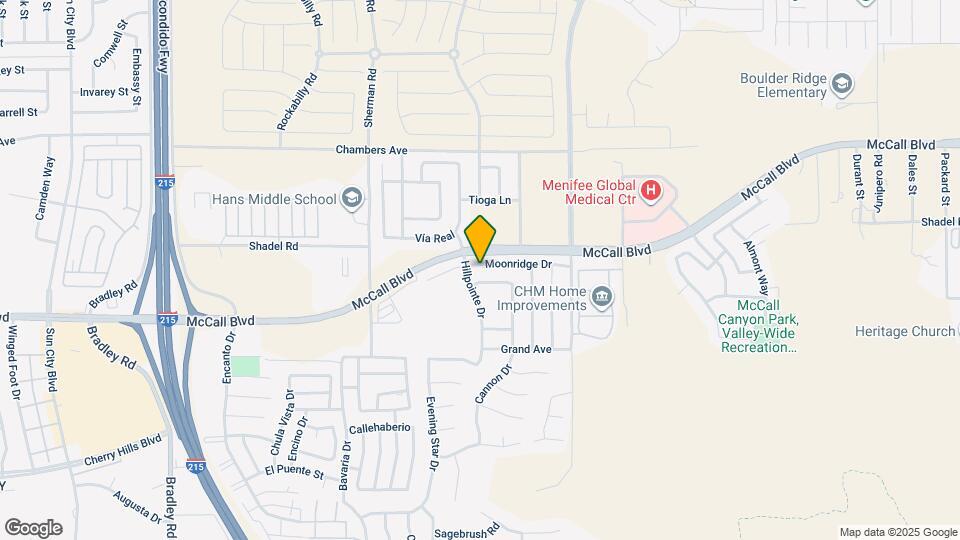 27773 Moonridge Dr Mapa y Detalles de la Ubicación