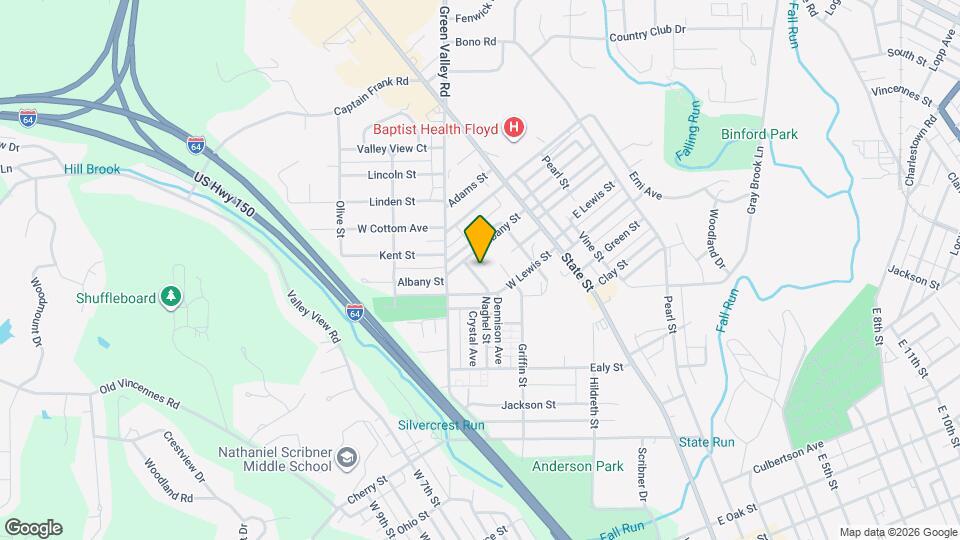 1226 Naghel St Map and Location Details