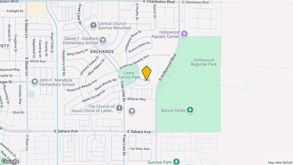 6564 Fieldmouse Ave Map and Location Details