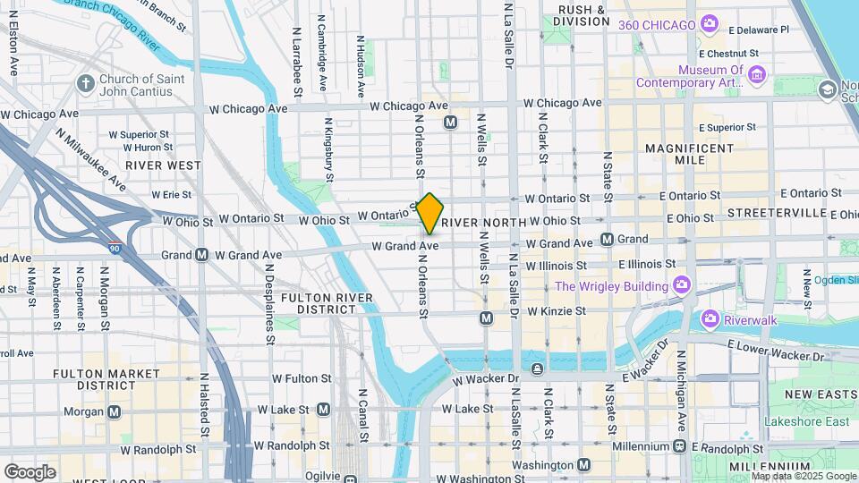 329 W Grand Ave Map and Location Details