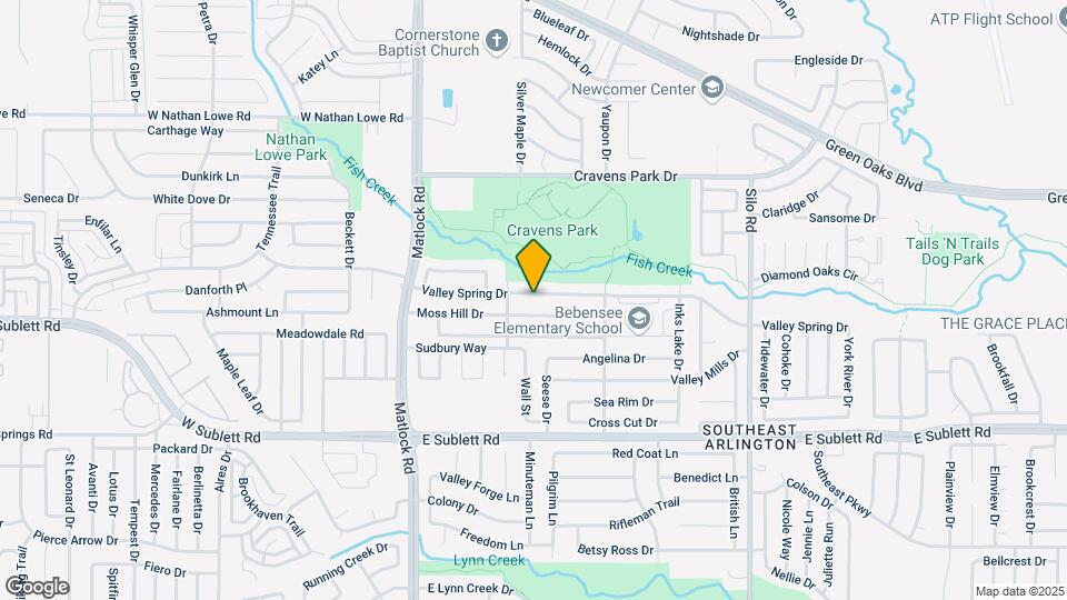 312 Valley Spring Dr Map and Location Details