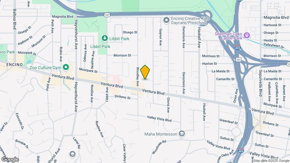 16030 Moorpark St Map and Location Details