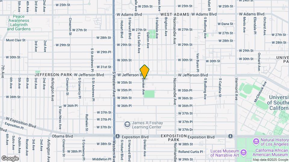 1549 W 35th St Mapa y Detalles de la Ubicación