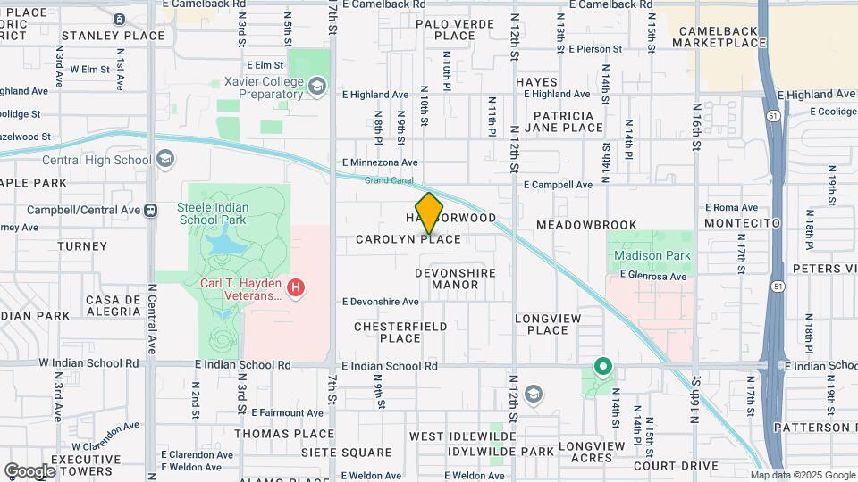 925-929 E Turney Ave Map and Location Details