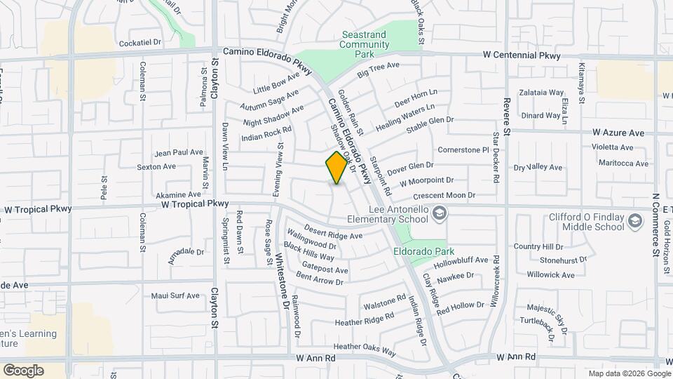 6062 Canyon Gap Dr Mapa y Detalles de la Ubicación