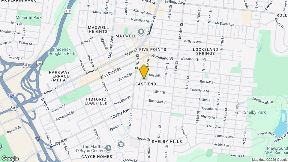 1015 Fatherland St, Unit 311 Map and Location Details