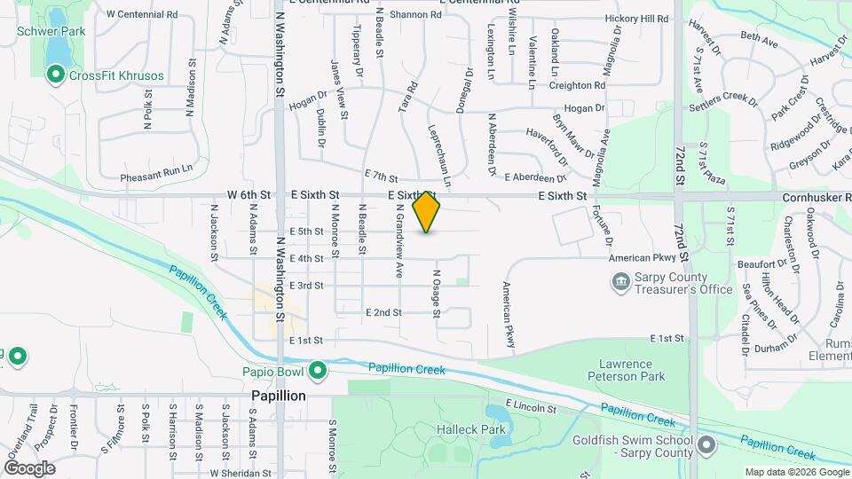 513 E 5th St Map and Location Details