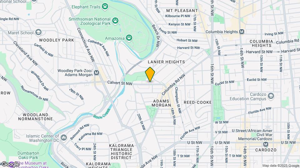 1855 Calvert St NW Map and Location Details