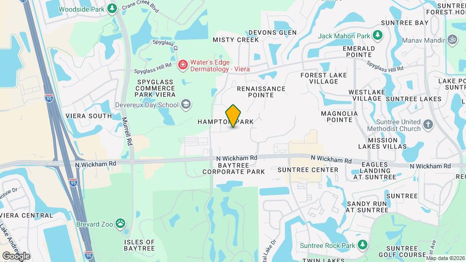 1361 Hampton Park Ln Map and Location Details