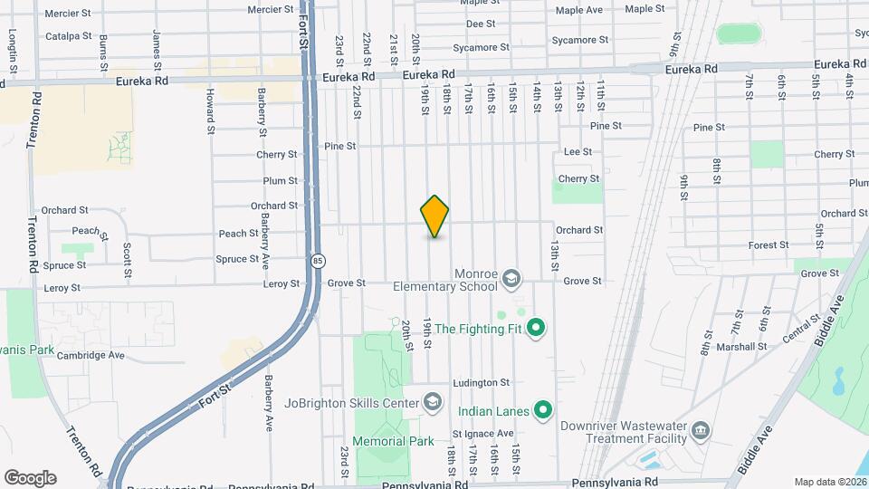 3845 19th St Map and Location Details