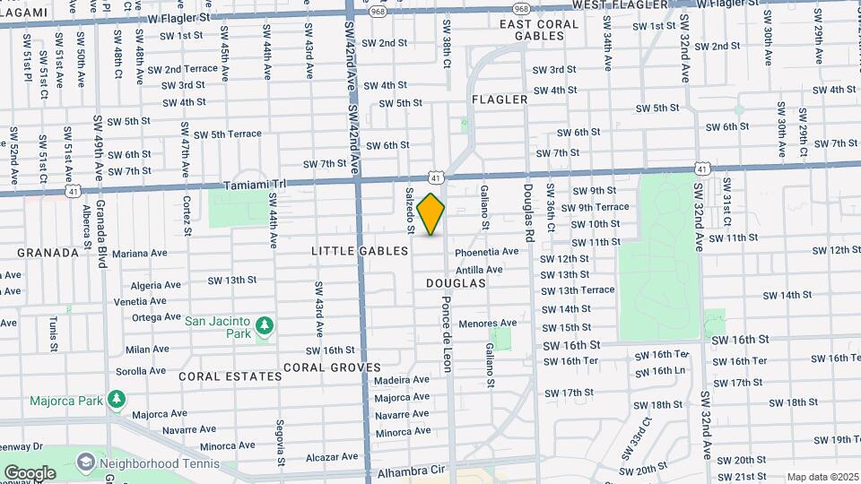 218 Santillane Ave Map and Location Details