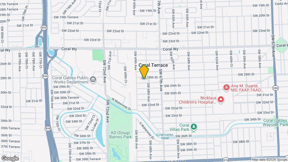 6833 SW 28th Ter, Unit B2 Map and Location Details