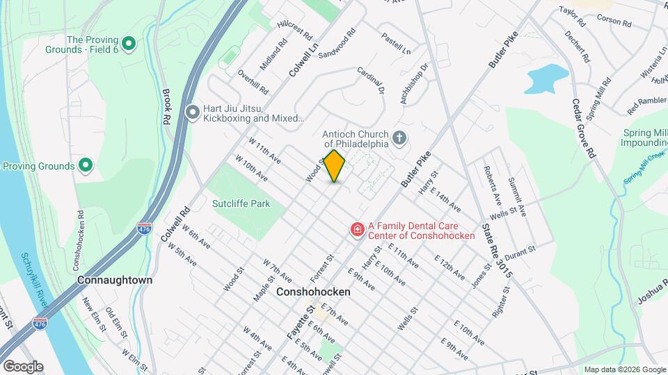 1116 Maple St Map and Location Details