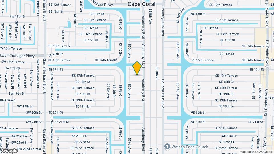 616 SE 17th Terrace Map and Location Details
