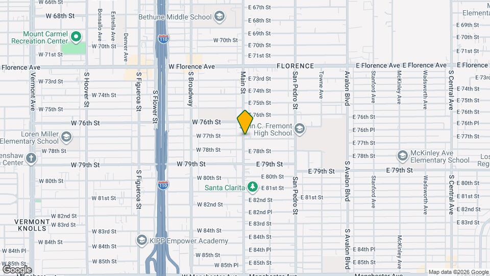 7688 Main St Mapa y Detalles de la Ubicación