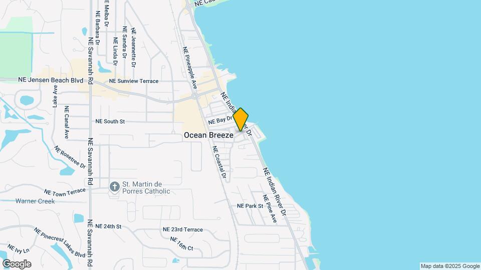 209 NE Coastal Dr Map and Location Details
