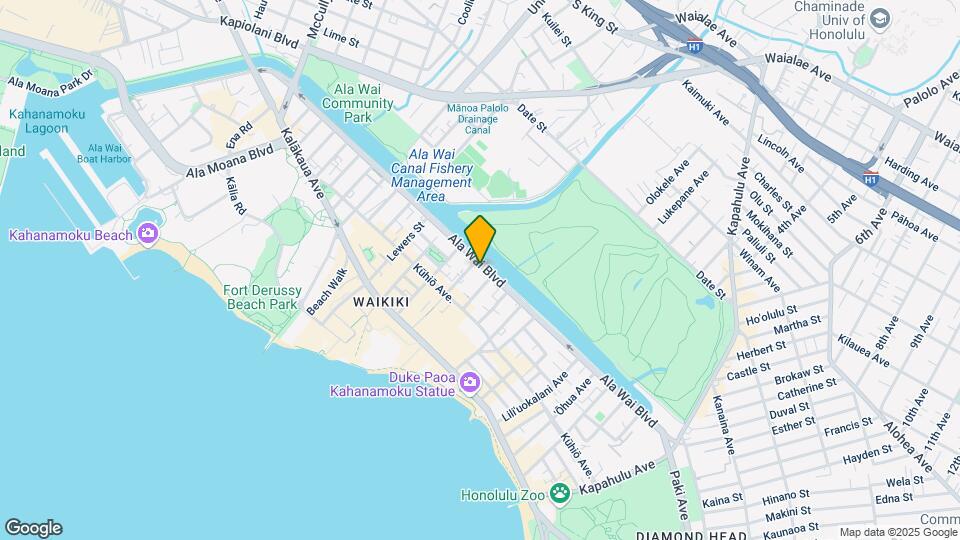 2311 Ala Wai Blvd Map and Location Details