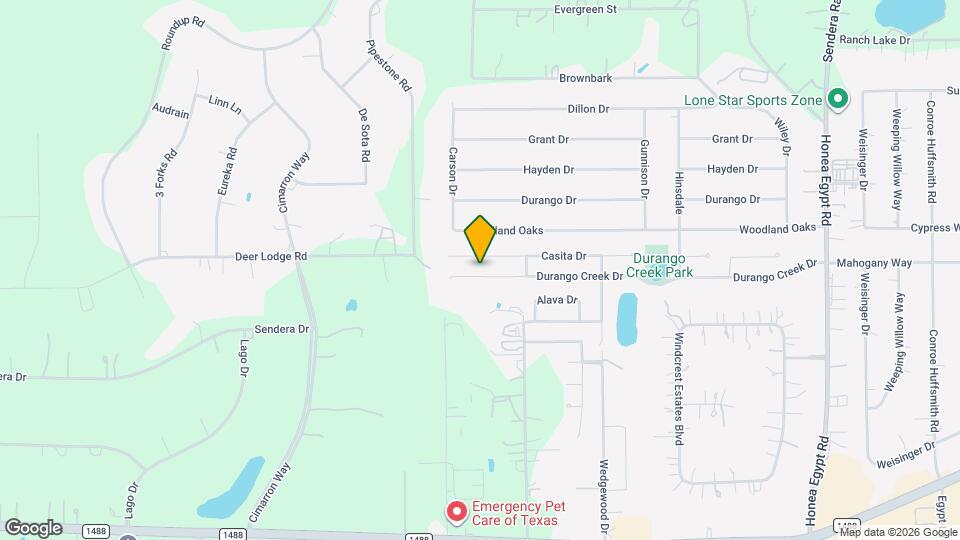 7446 Durango Creek Dr Map and Location Details