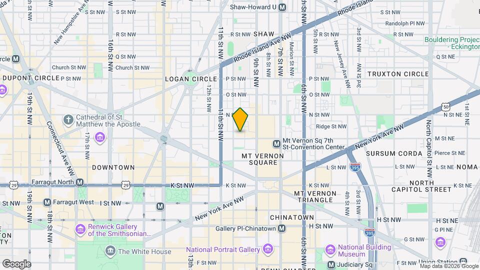 933 M St NW, Unit 3 Map and Location Details