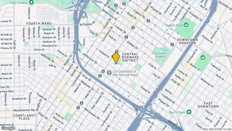 Houston House Mapa y Detalles de la Ubicación