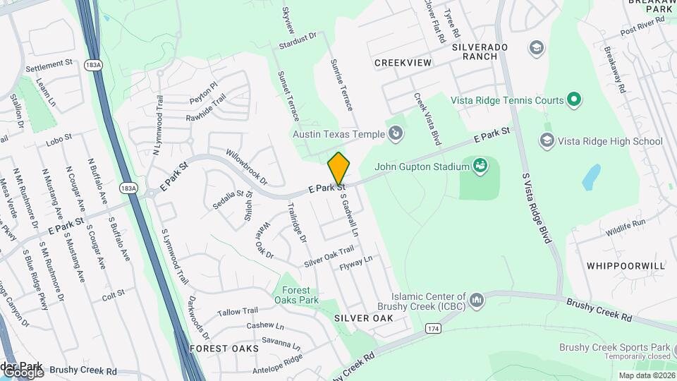 101 S Gadwall Ln Map and Location Details