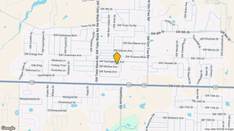 3704 SW Moline Ave Map and Location Details