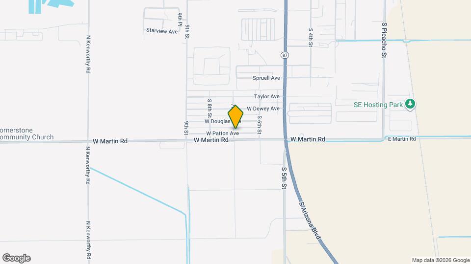 1724 W Hopi Dr Map and Location Details