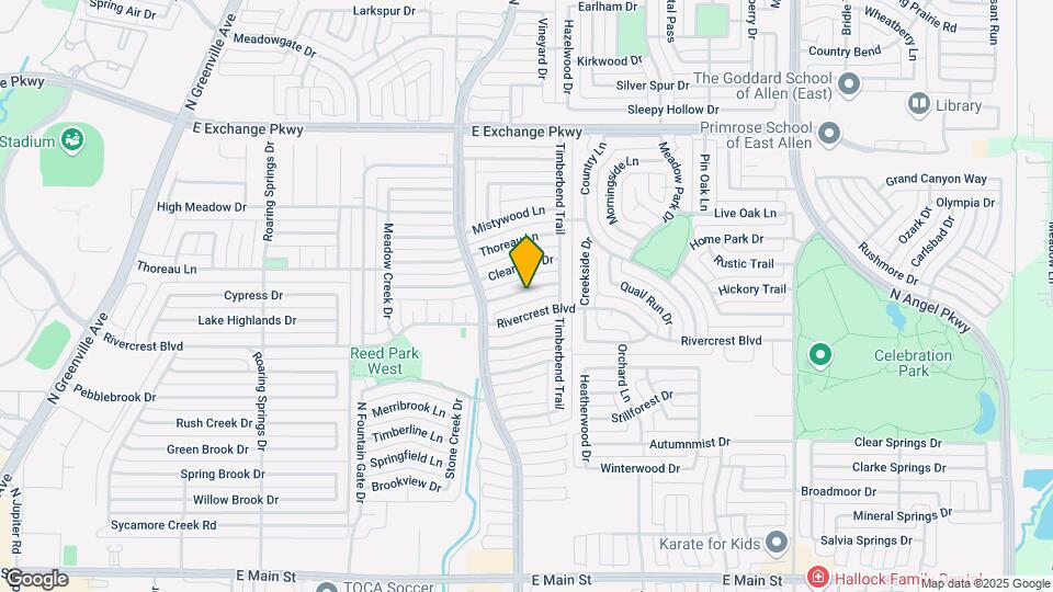 1314 Springview Dr Mapa y Detalles de la Ubicación